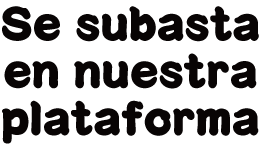 Se subasta en nuestra plataforma