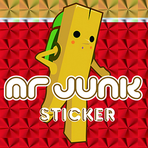 Mr Junk Sticker