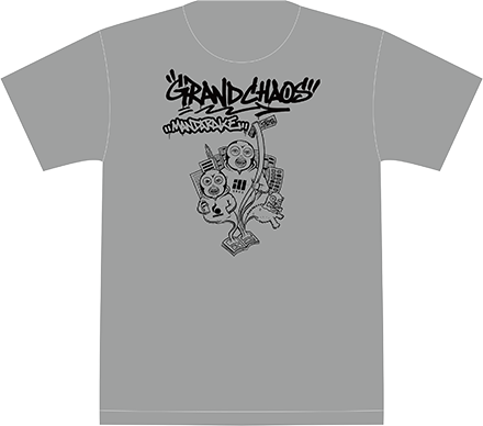 TABOO1デザイン「ILL BROS」Tシャツ グレー